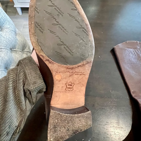 Vintage Vince Camuto leather riding boots size 8.5 - Picture 5 of 5